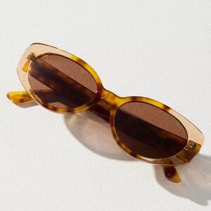 Anthropologie I-SEA Marley Sunglasses Gold Tort